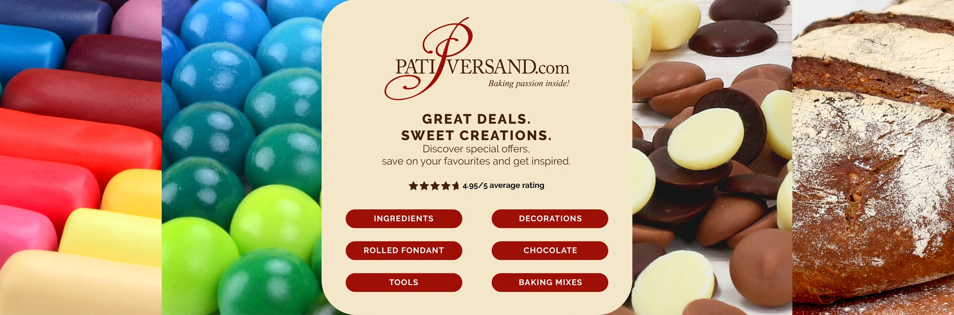 Pati-Versand.com - Great deals. Sweet creations. Discover special offers, save on your favourites and get inspired. 4.95/5 average rating.
