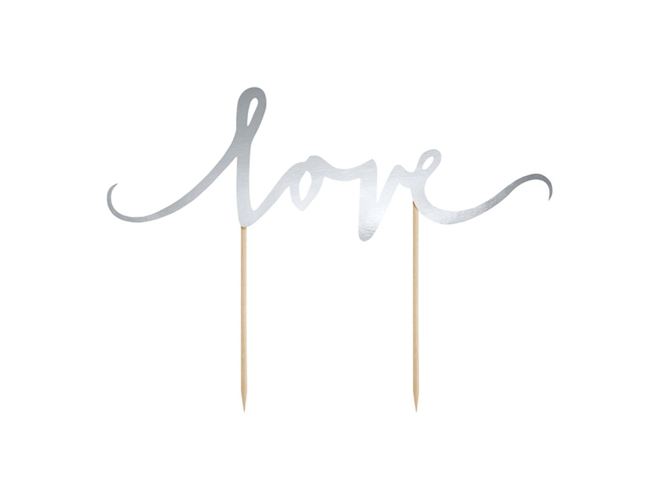 tortentopper love silber 17 cm