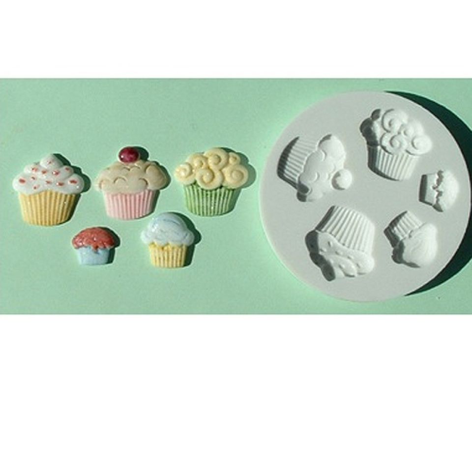fondant mould for 5 cupcakes 8 cm