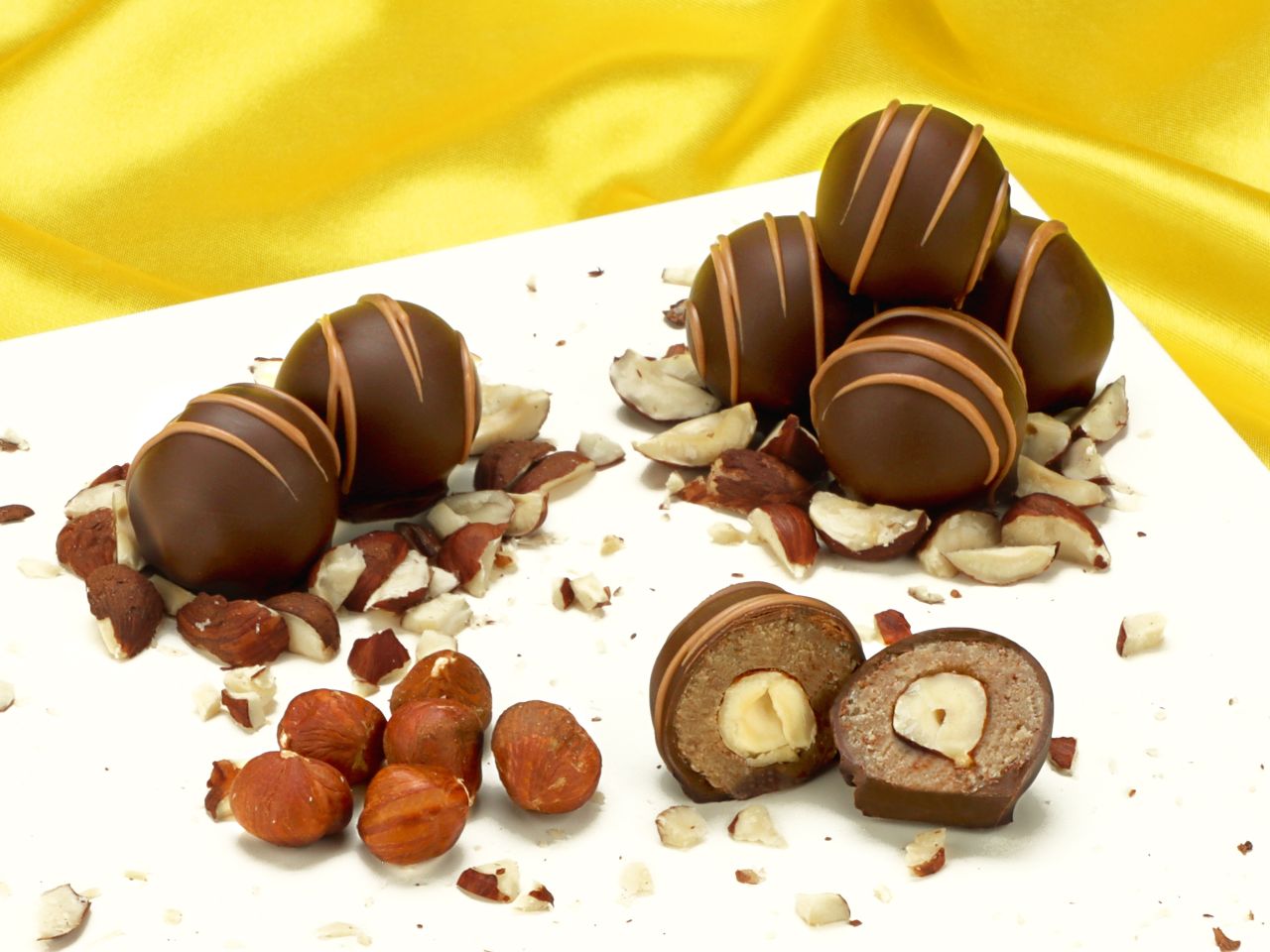 pralinenset haselnuss pralinen