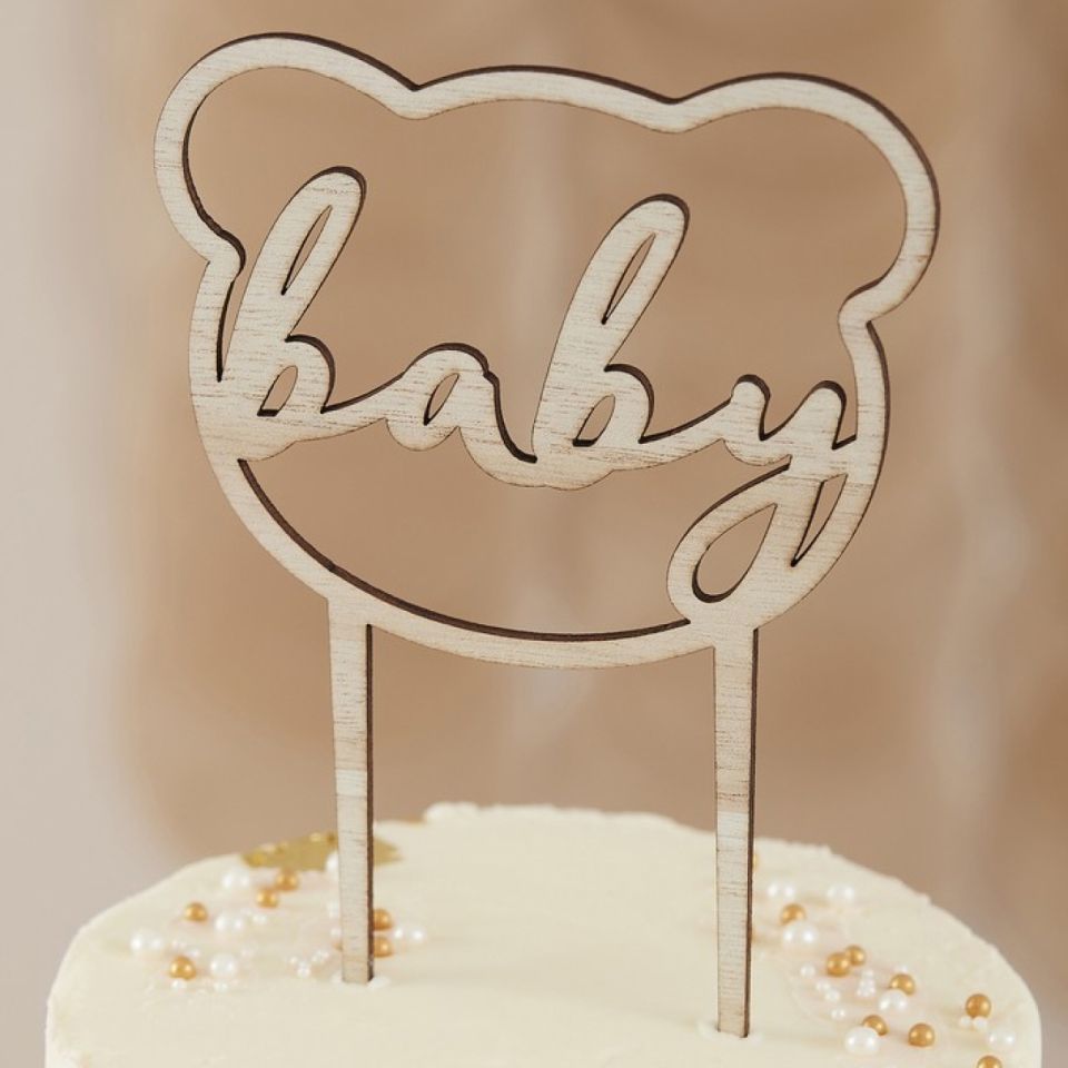 tortentopper baby holz