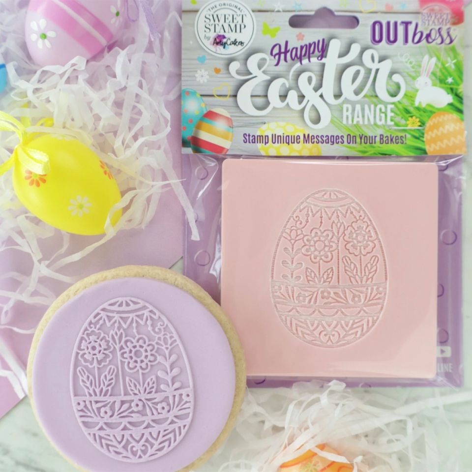 sweet stamp outboss blumen osterei mini