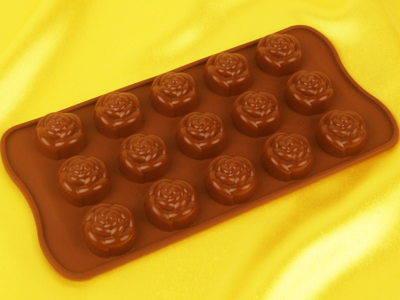 silikon pralinenform rose