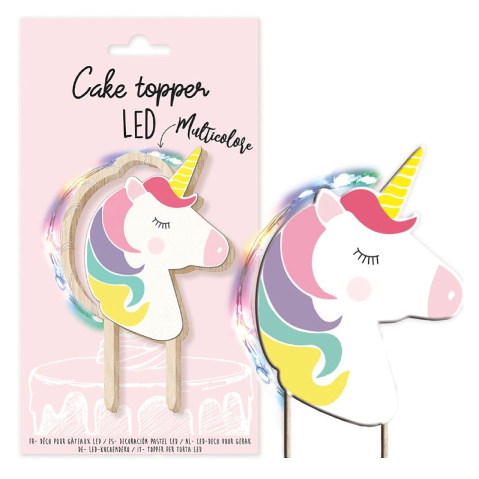 tortentopper einhorn led