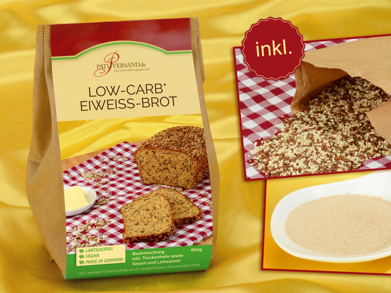 baking mix low carb protein bread 550g
