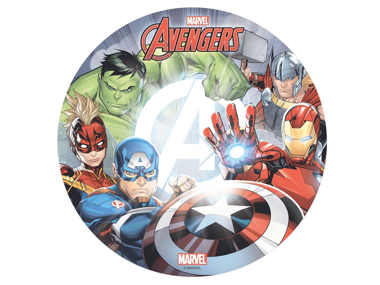 tortenaufleger avengers 20cm