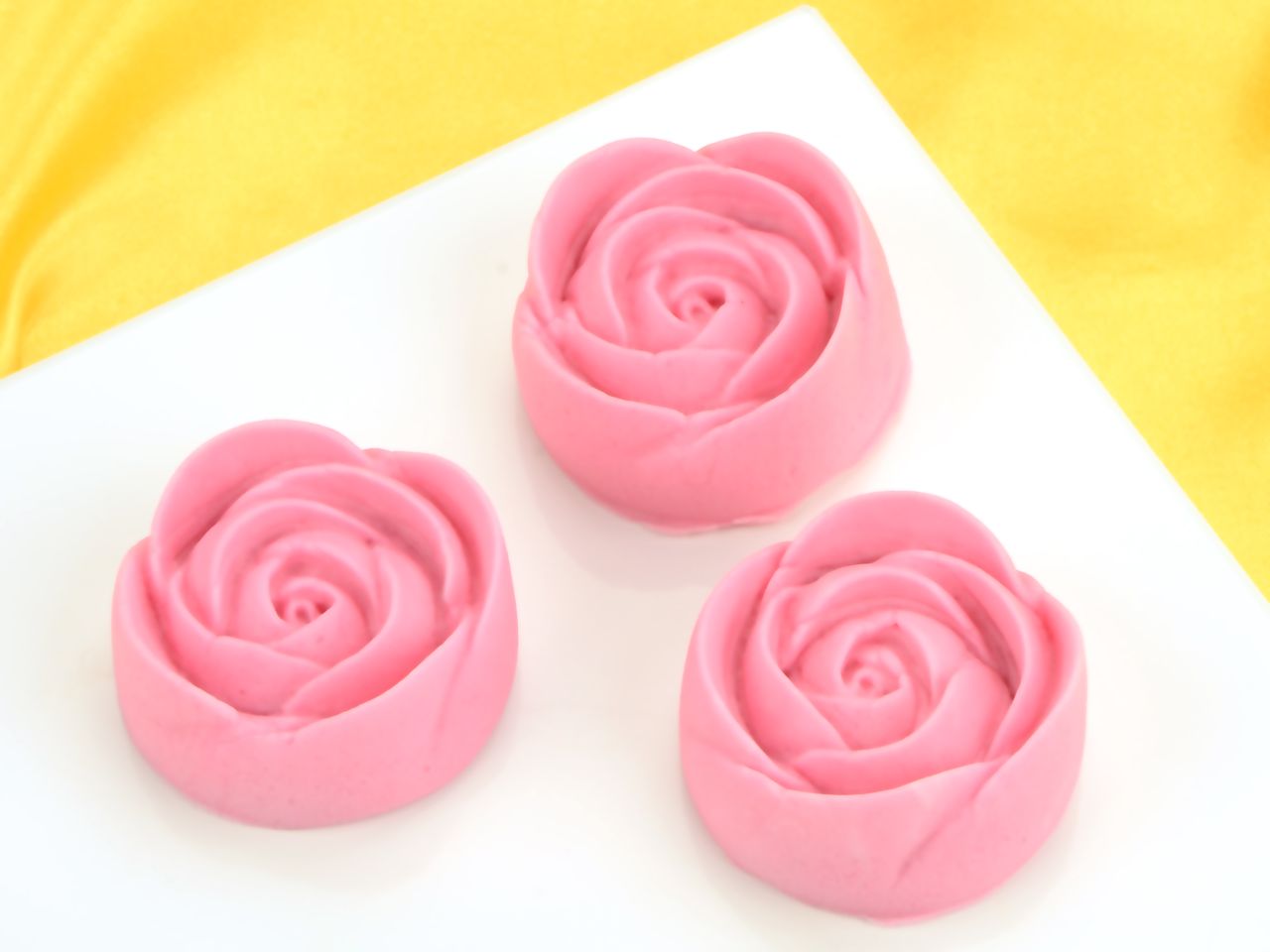 flex mould rose medium 3 roses