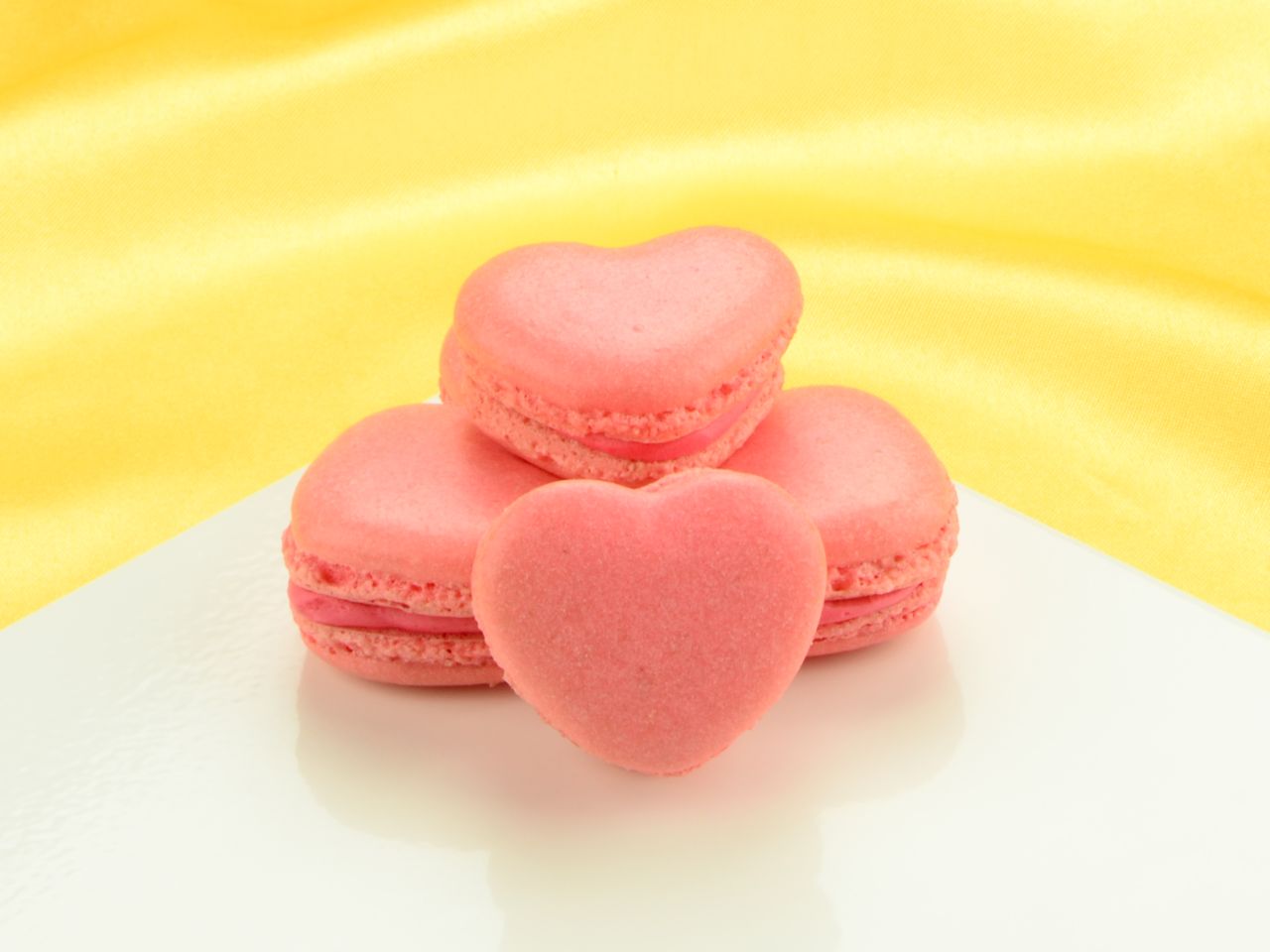 macaron backmatte herz