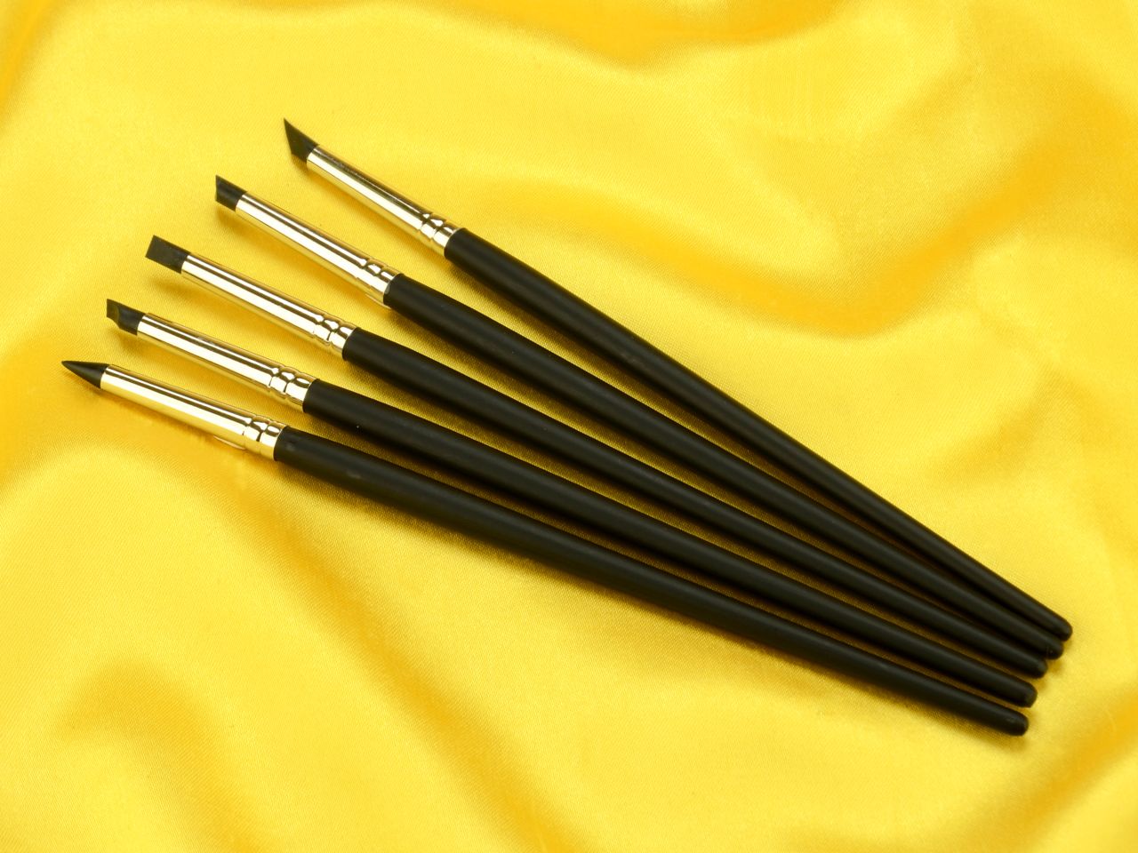 modelling brush silicone fine set of 5
