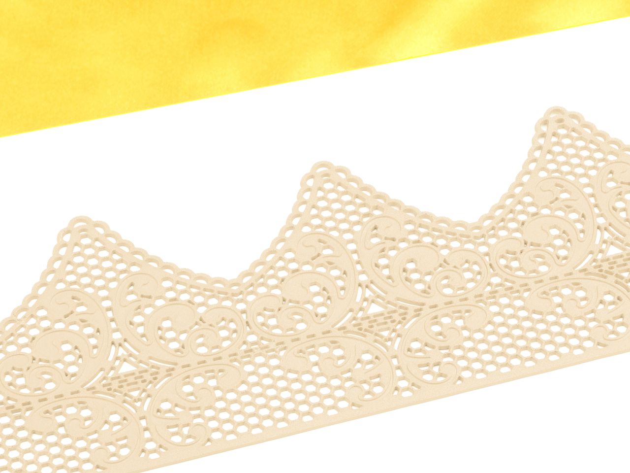 cake lace decoration fantasy creamy white