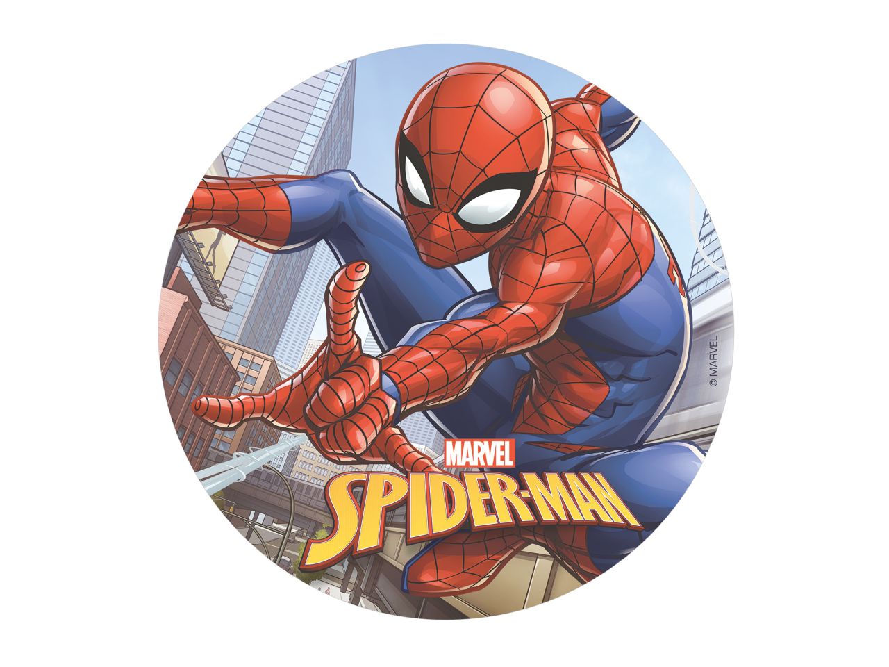 cake topper spiderman wafer 20cm