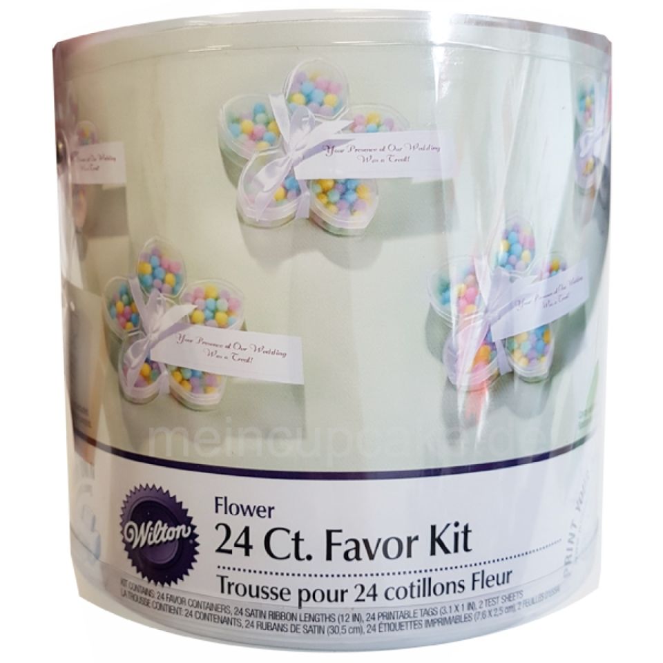 wilton geschenk set blumen 24 stk