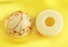 Printed hollow shells for pralines