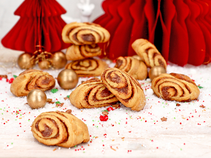 Franzbrötchen-Plätzchen aus dem Adventskalender-Rezeptheft 2026