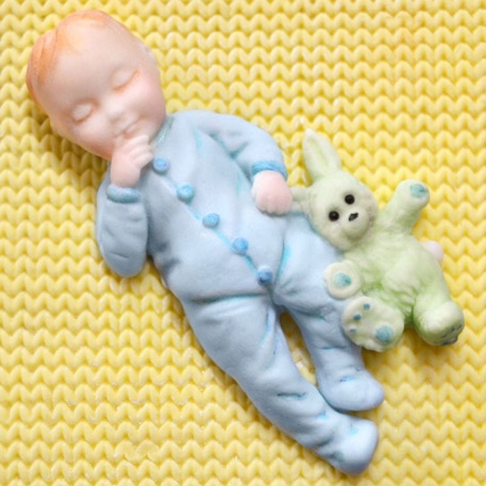 fondantform baby 8 cm