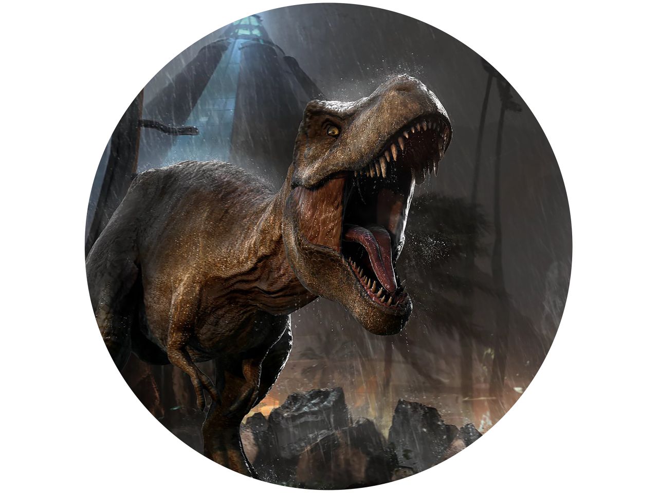 tortenaufleger jurassic world 5 rund 20cm