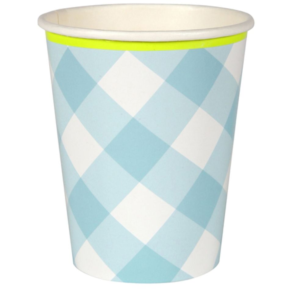 meri meri becher karo blau weiss 12 stueck