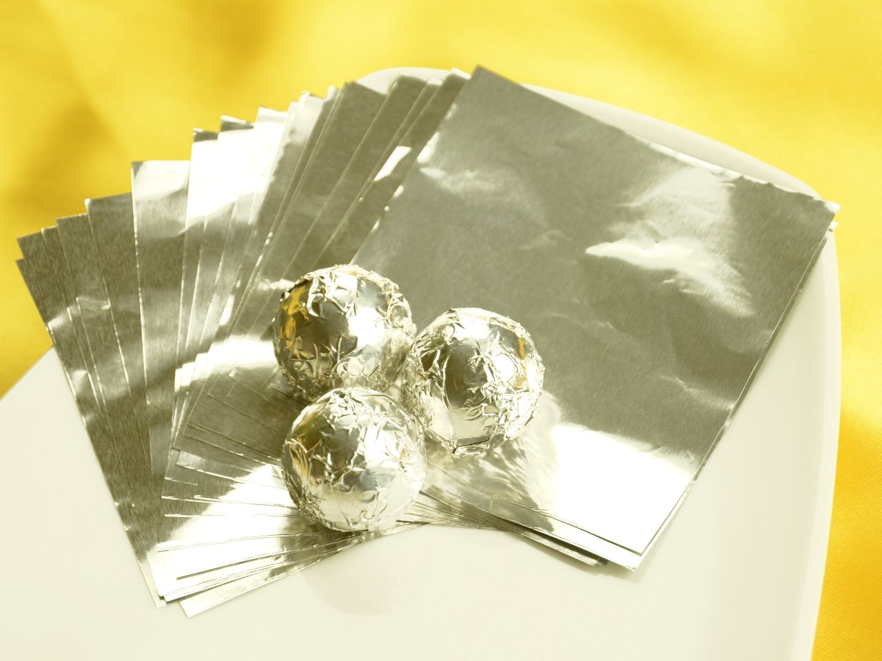 wrapping foil silver 50 sheets
