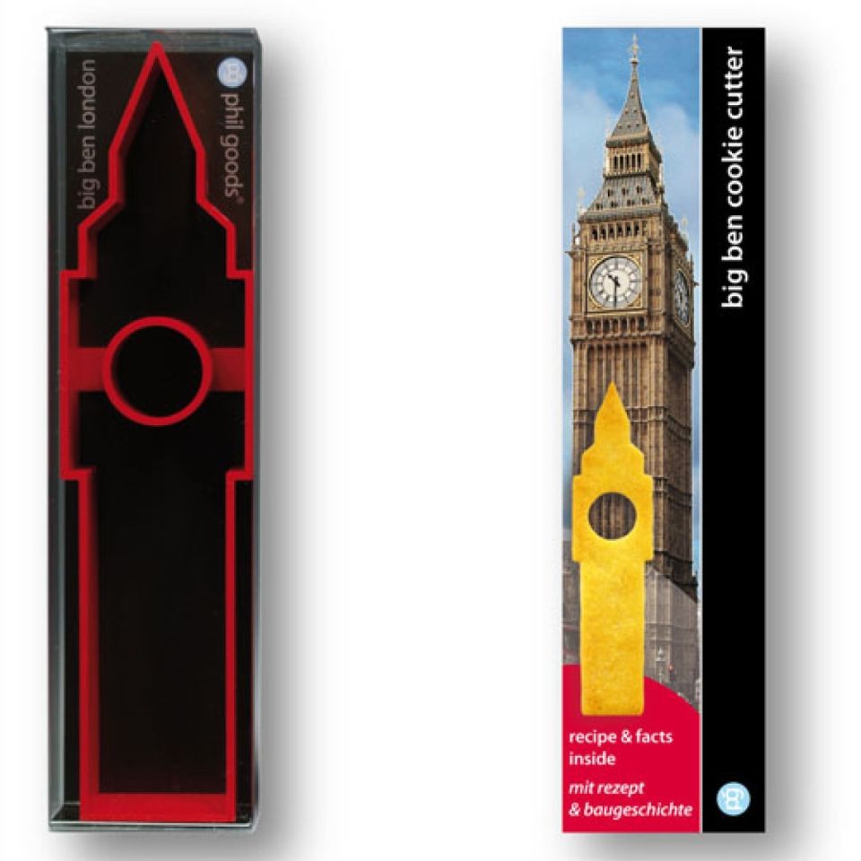plaetzchen ausstechform london big ben rot