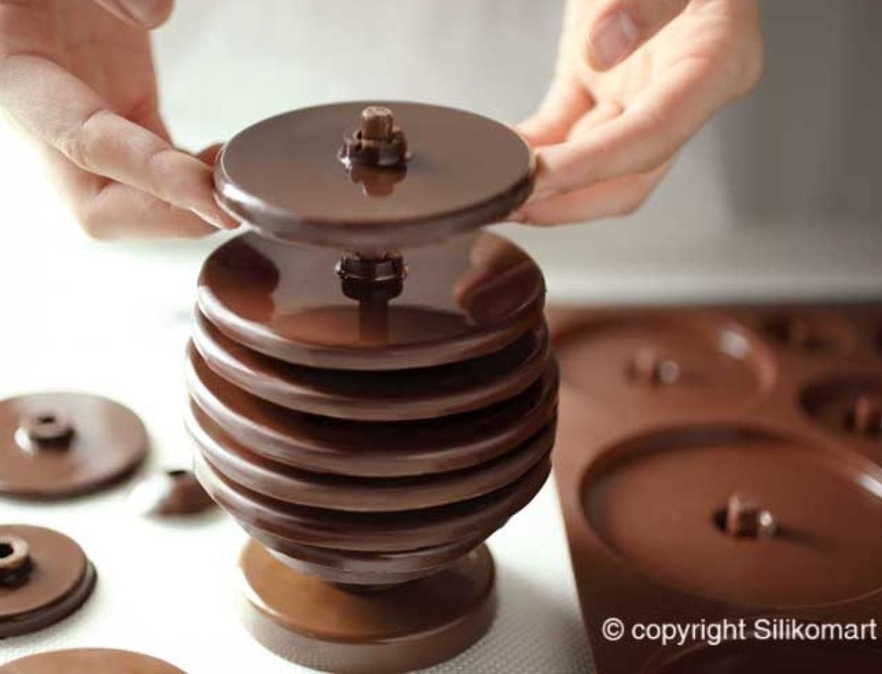 silikomart 3d egg choc mold chocolate ei 30x30 cm 2 piece