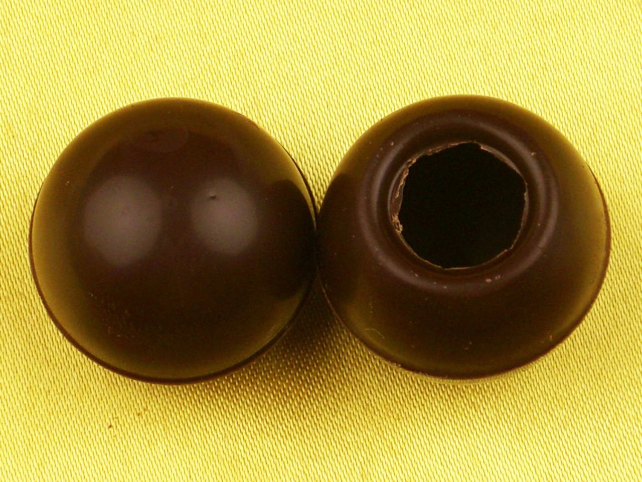 classic dark hollow chocolate spheres 1 sheet of 63