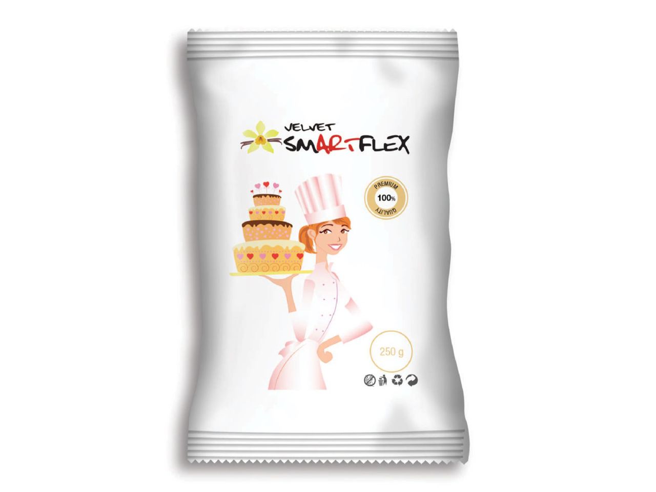 smartflex modellierfondant weiss 250 g