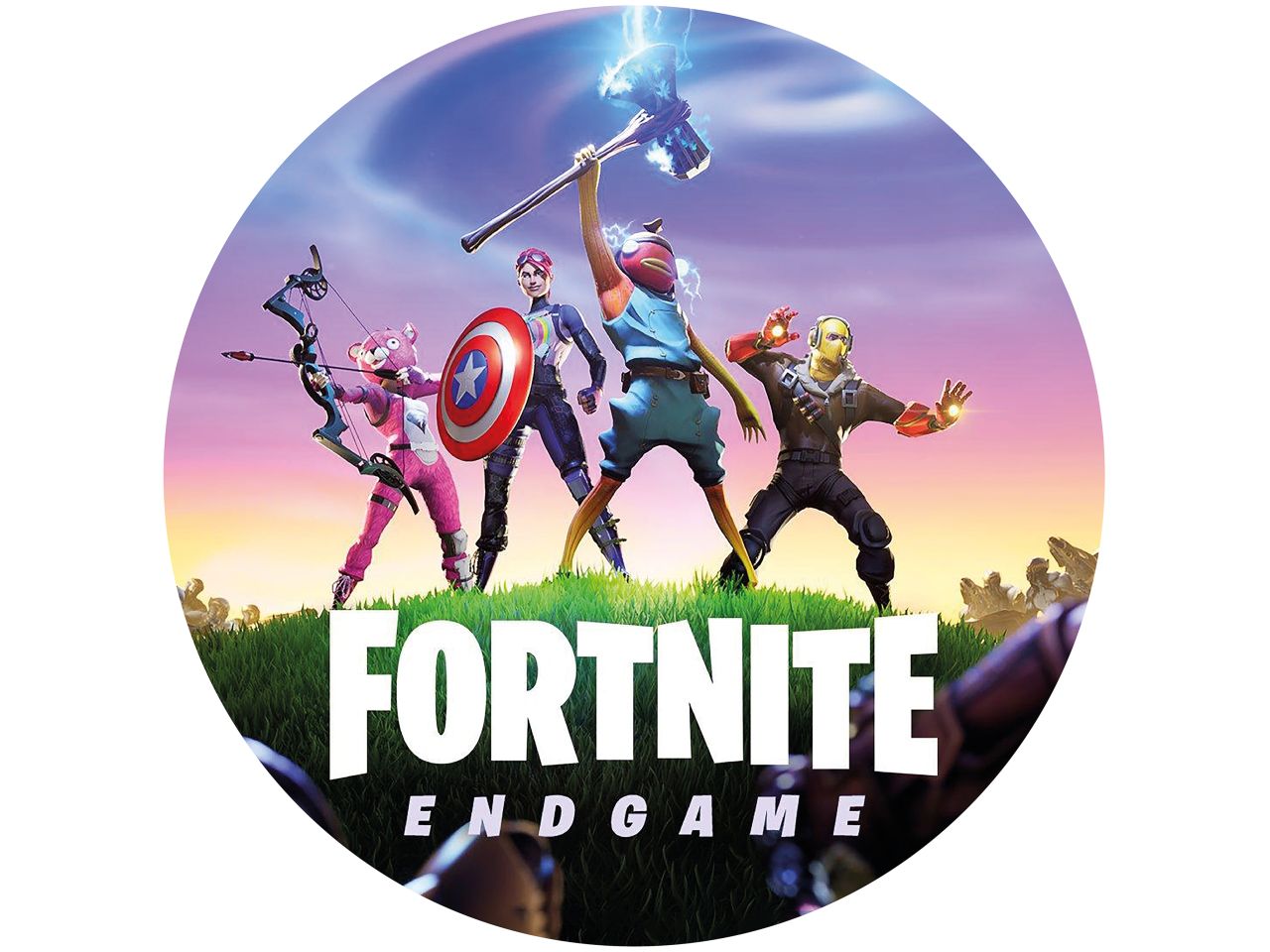 tortenaufleger fortnite rund 20cm