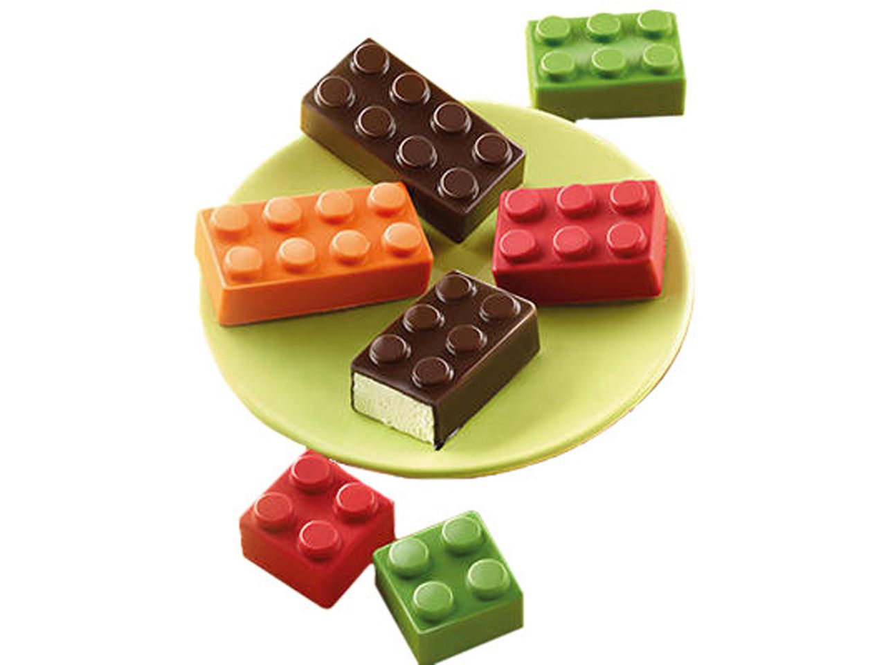 silicone mould choco block