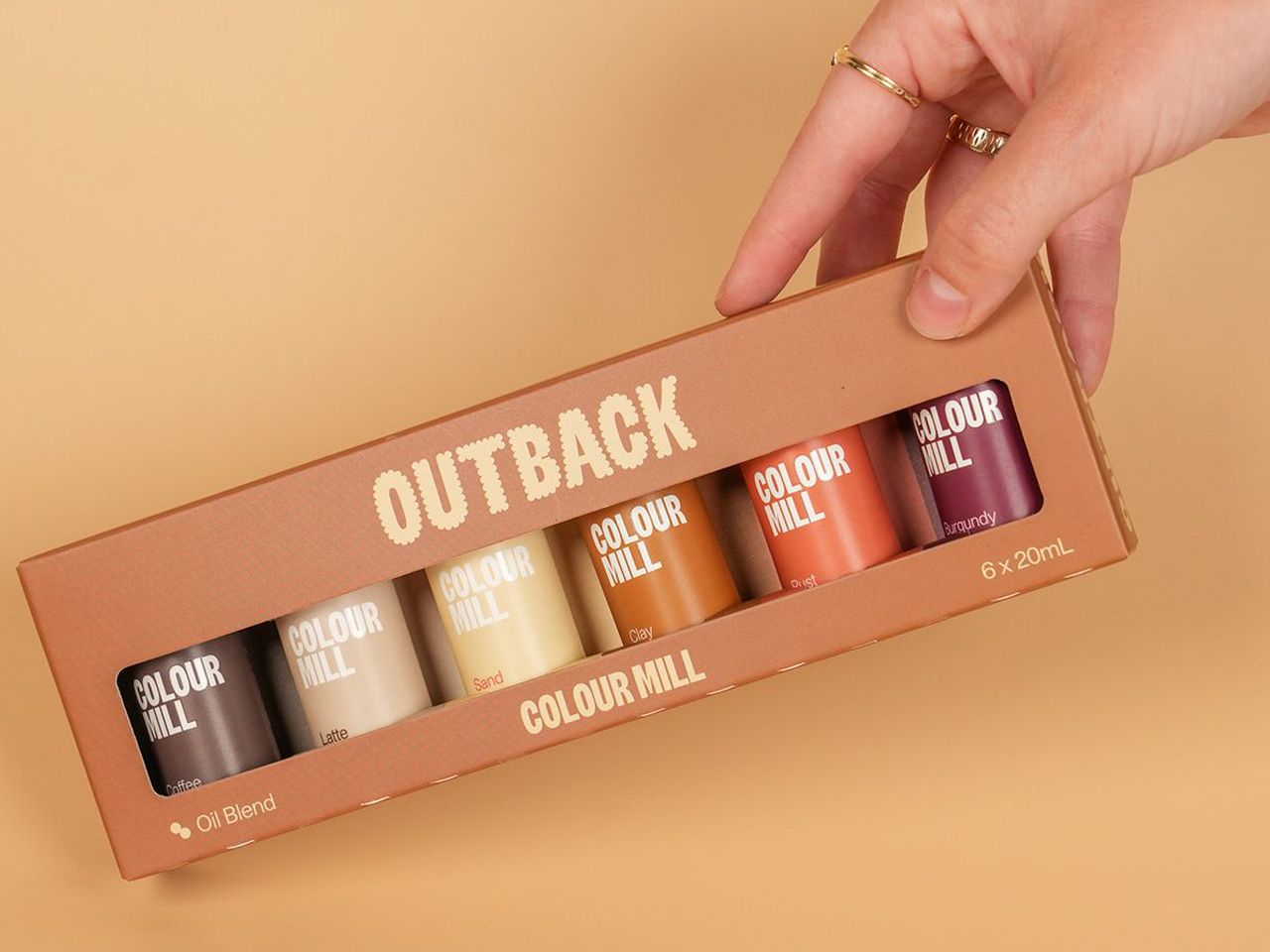 food colour oil soluble outback set of 6