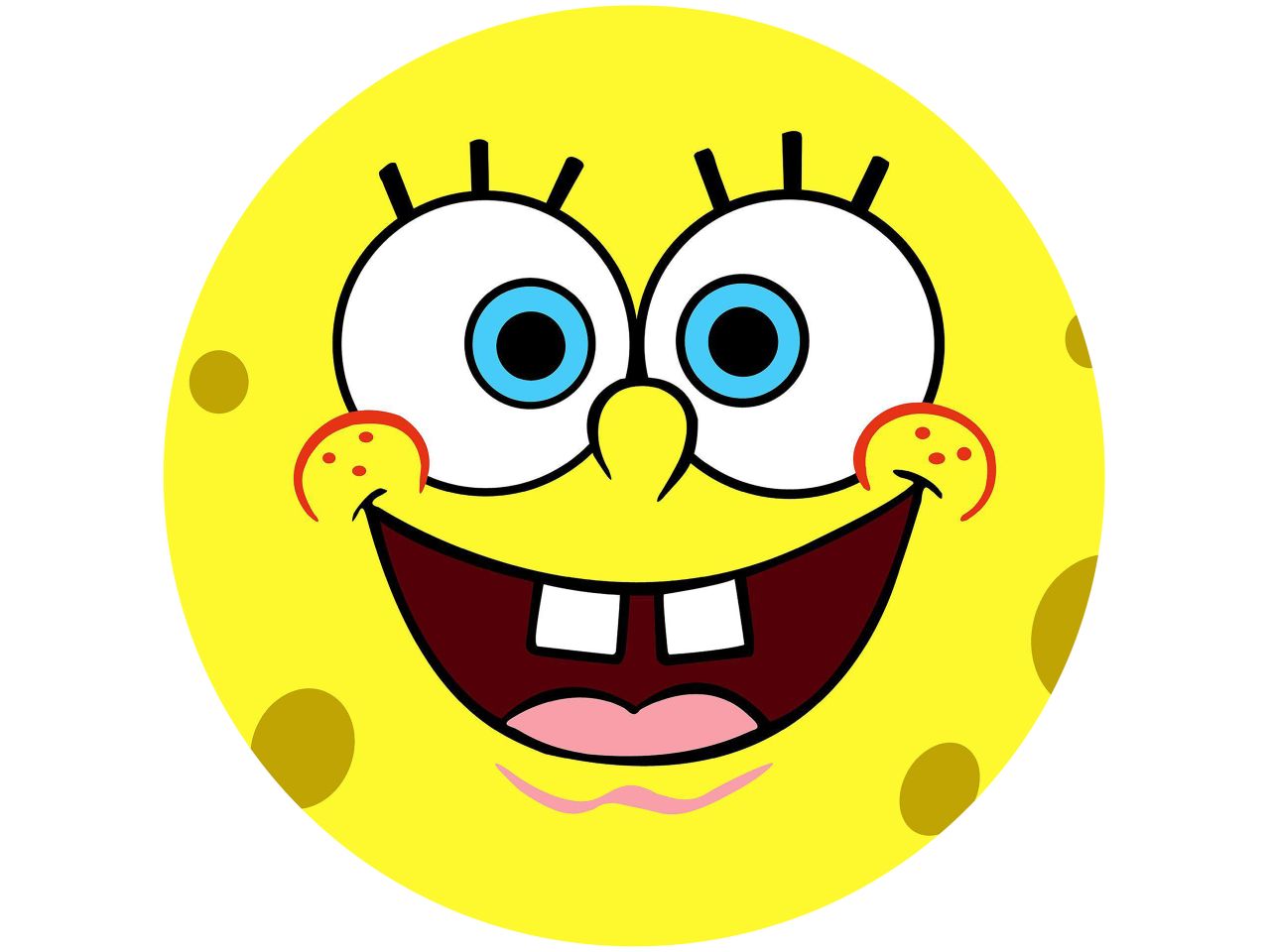 tortenaufleger spongebob rund 20cm
