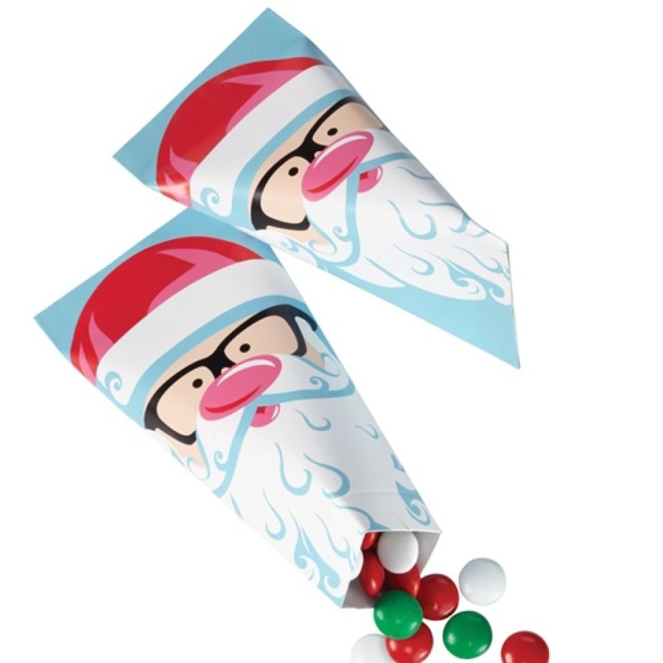 wilton santa gift bags 6 pieces 6 x 11 cm