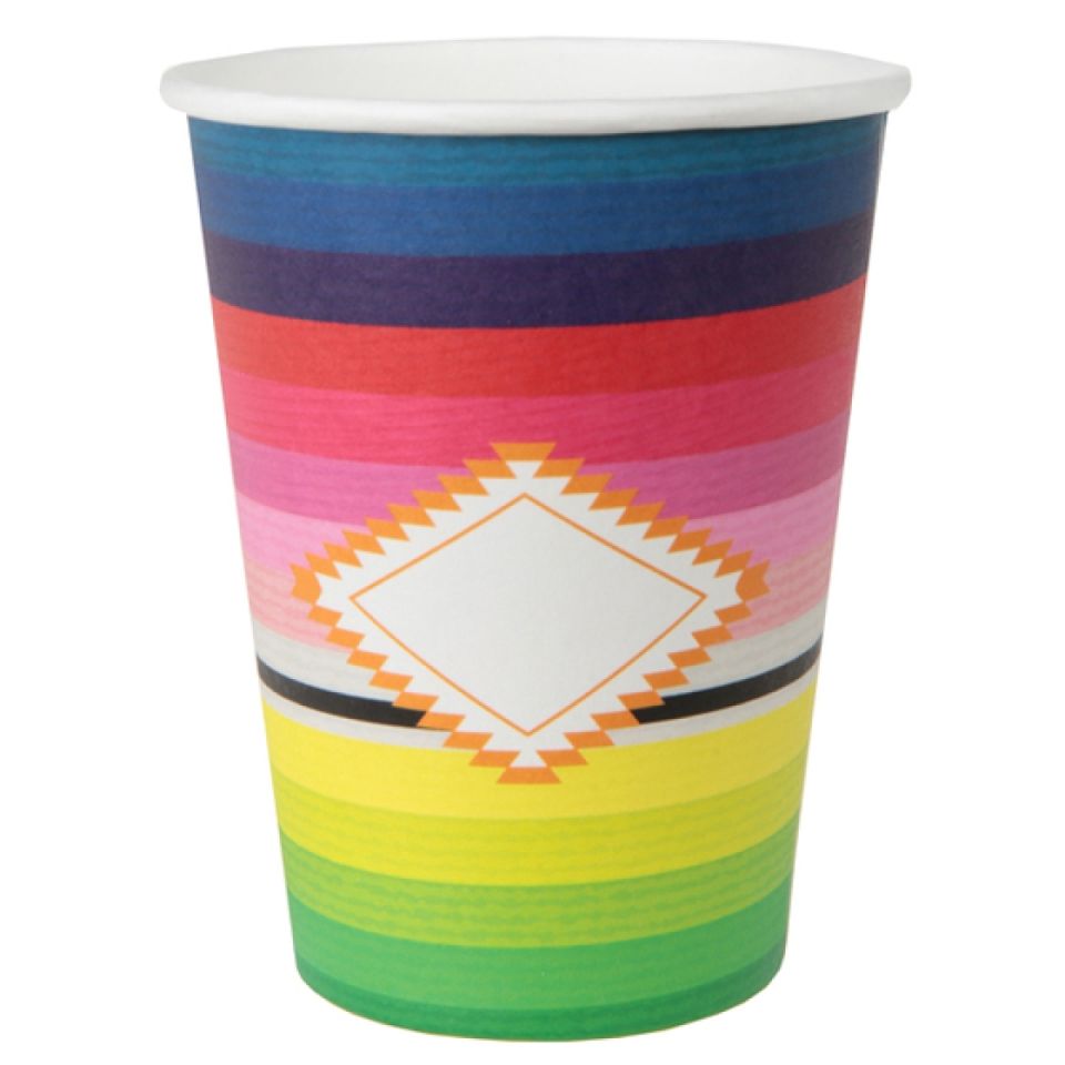 boho party becher mexico 10 stueck
