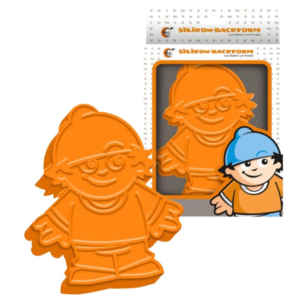 mainzelfigure birthday cake silicone pan