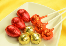 Wickelfolie für Pralinen, Trüffel und Schokolade