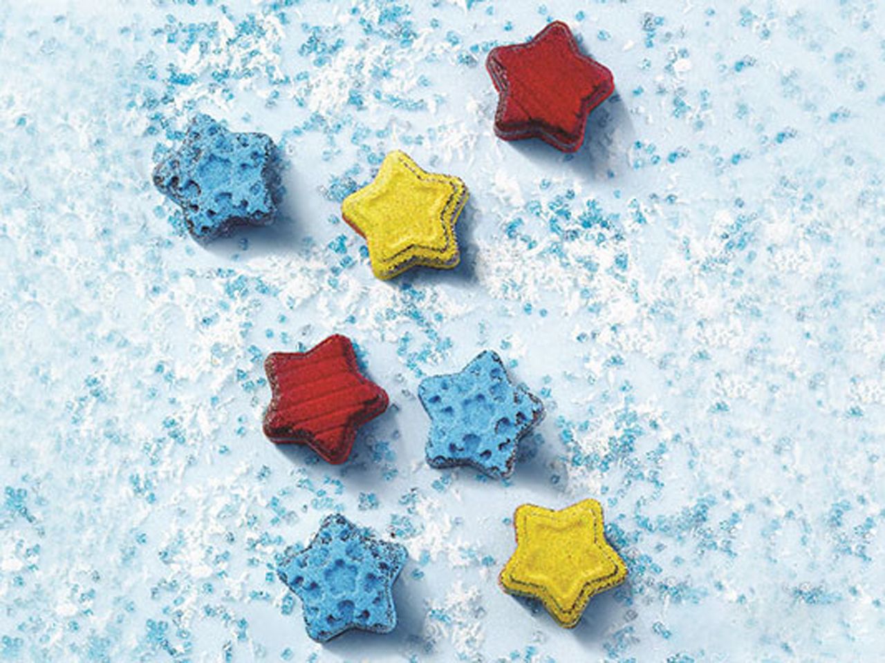 silikon pralinenform winter stars