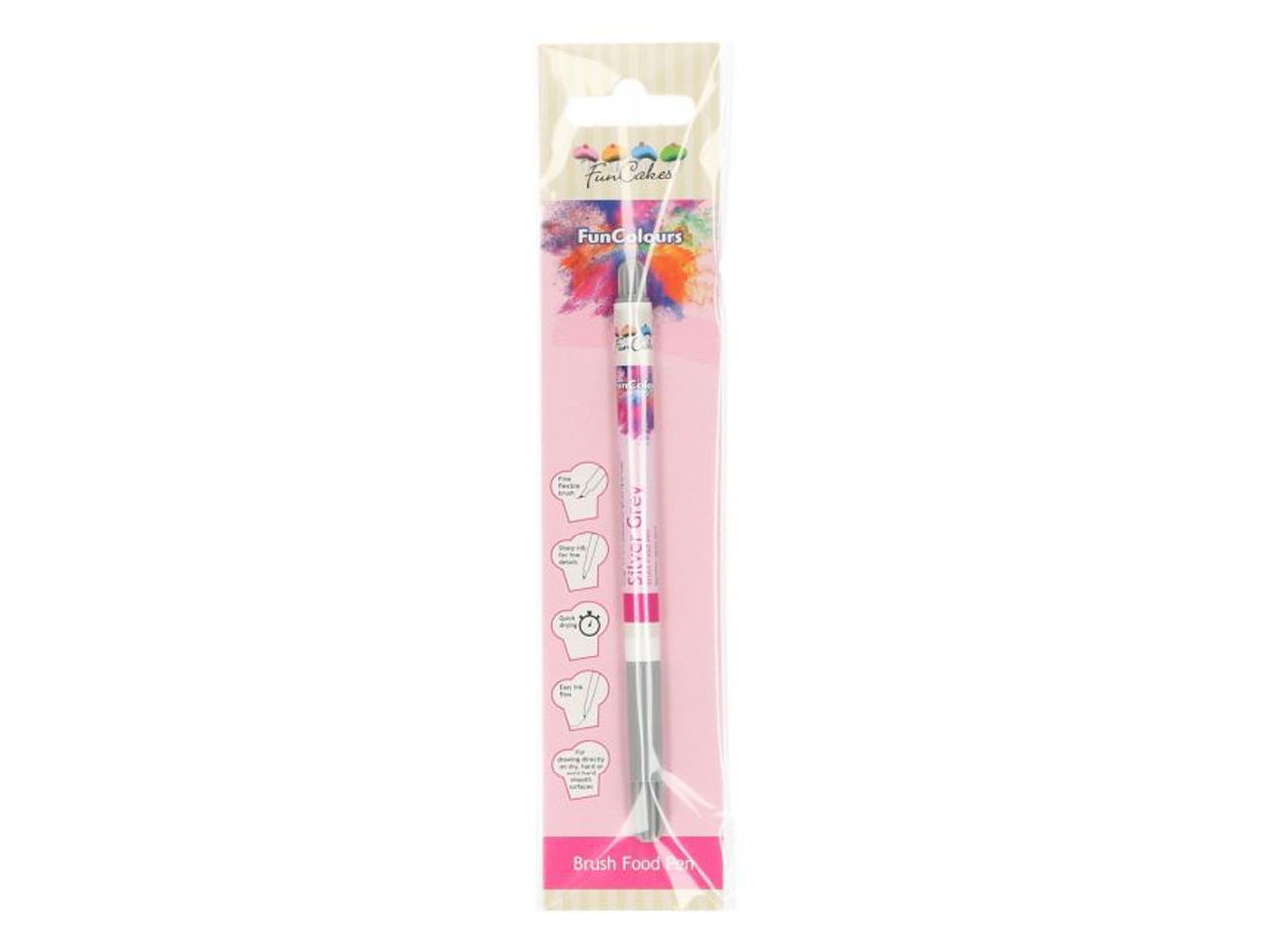 funcakes farbstift silber grau
