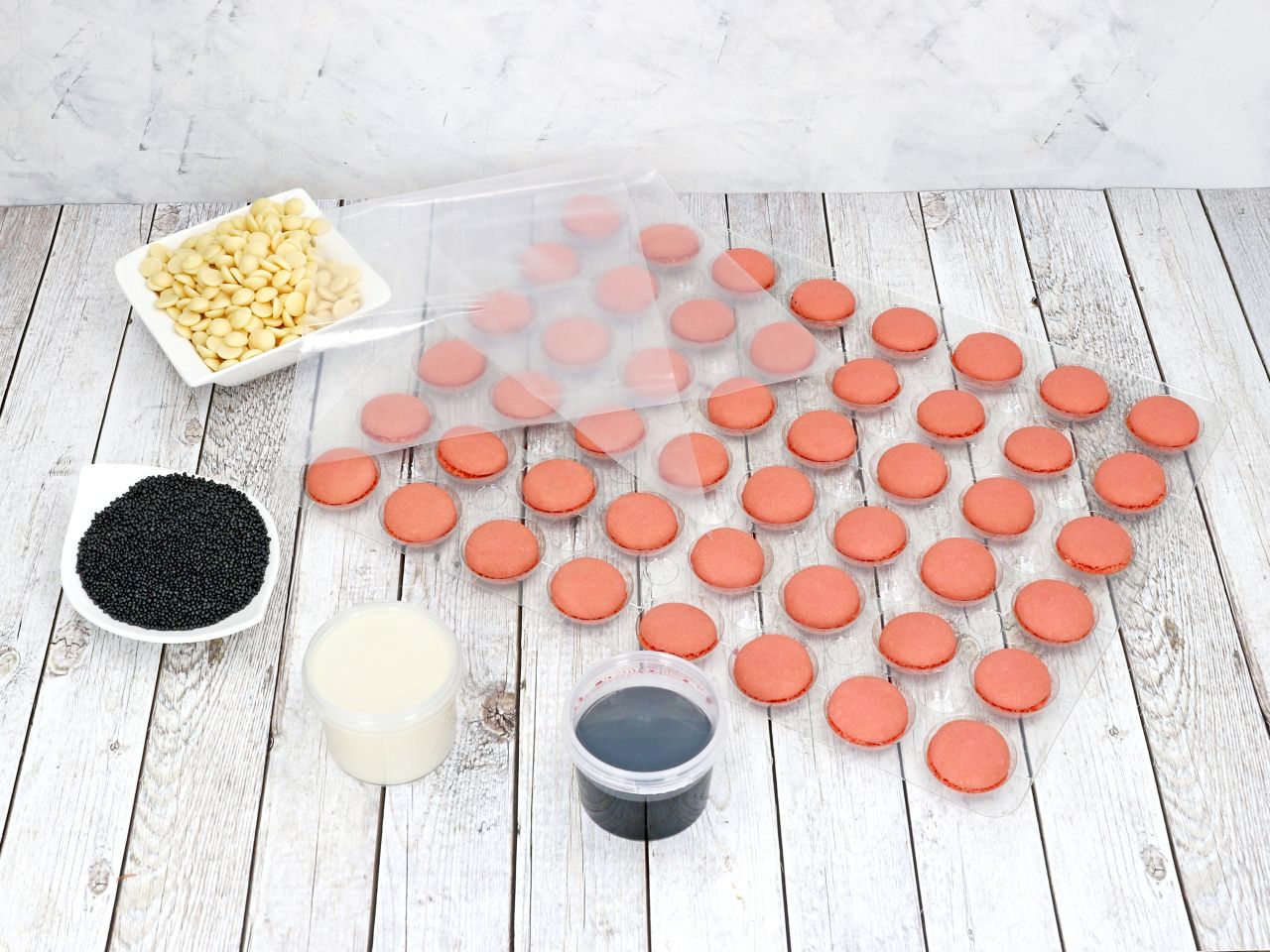 drachenfrucht macarons