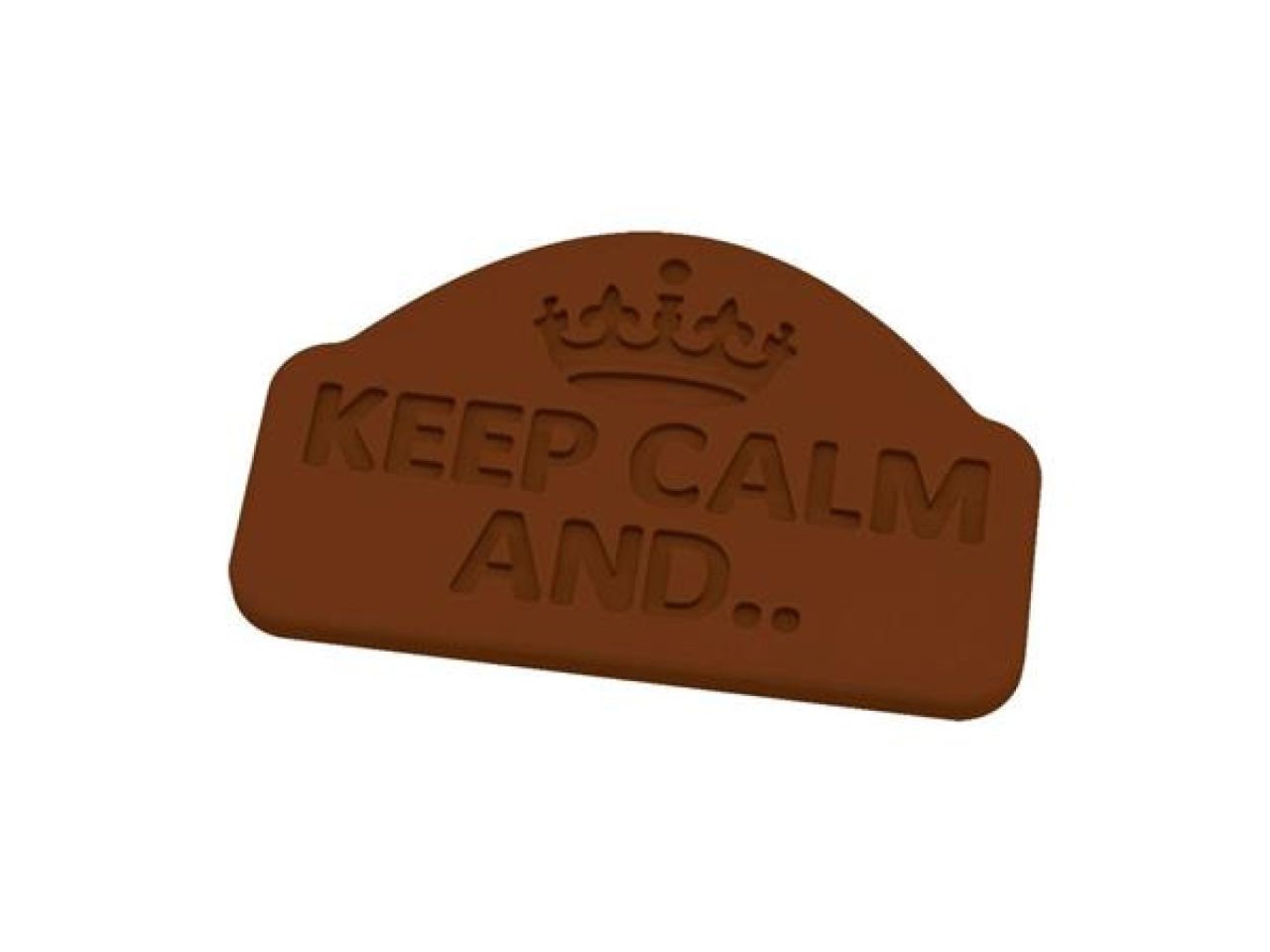 giessform fuer schokolade keep calm and