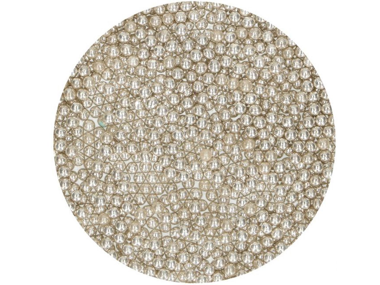 funcakes zuckerperlen metallic silber 80g