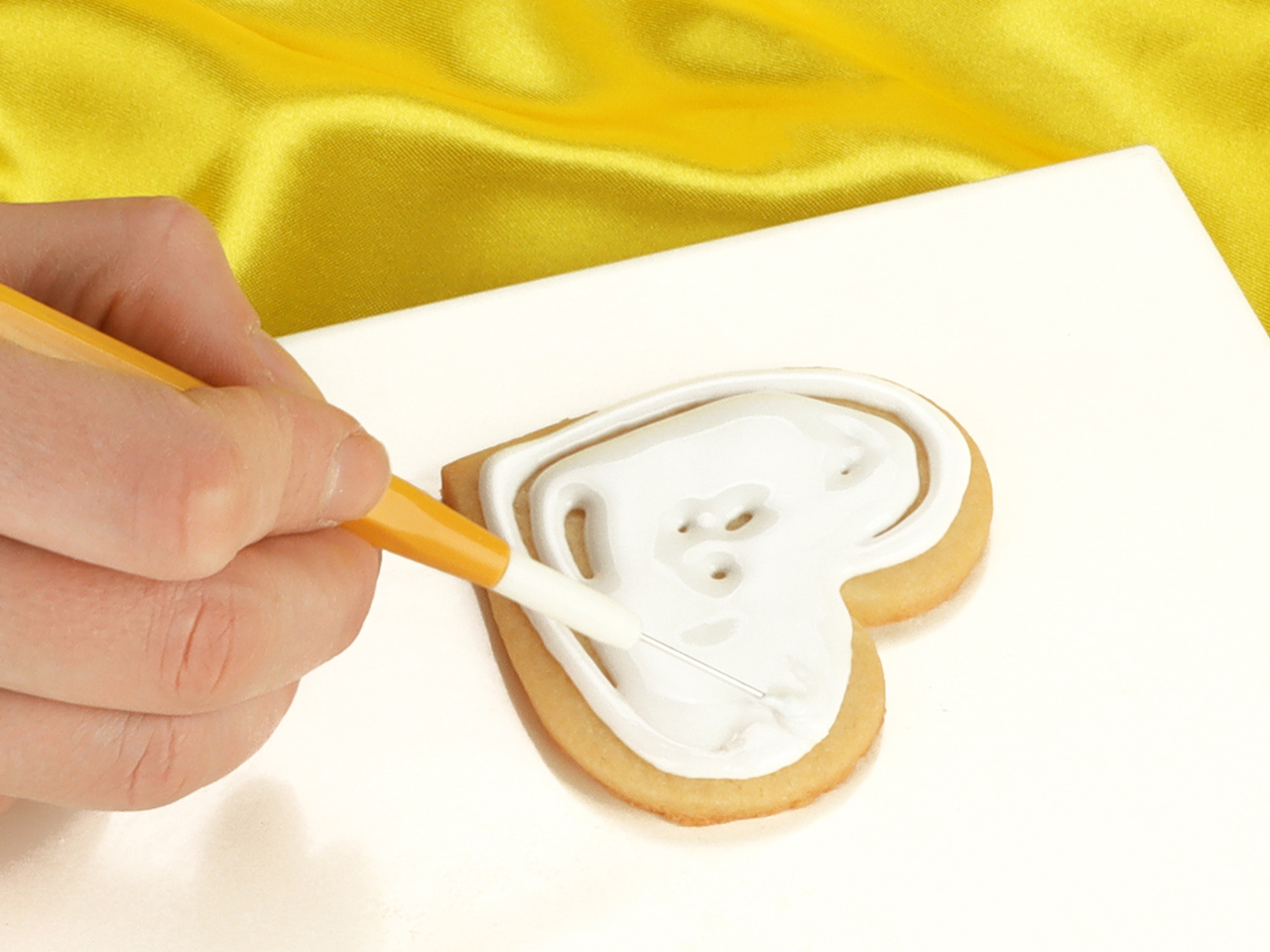 arbeiten mit royal icing anleitungskarte