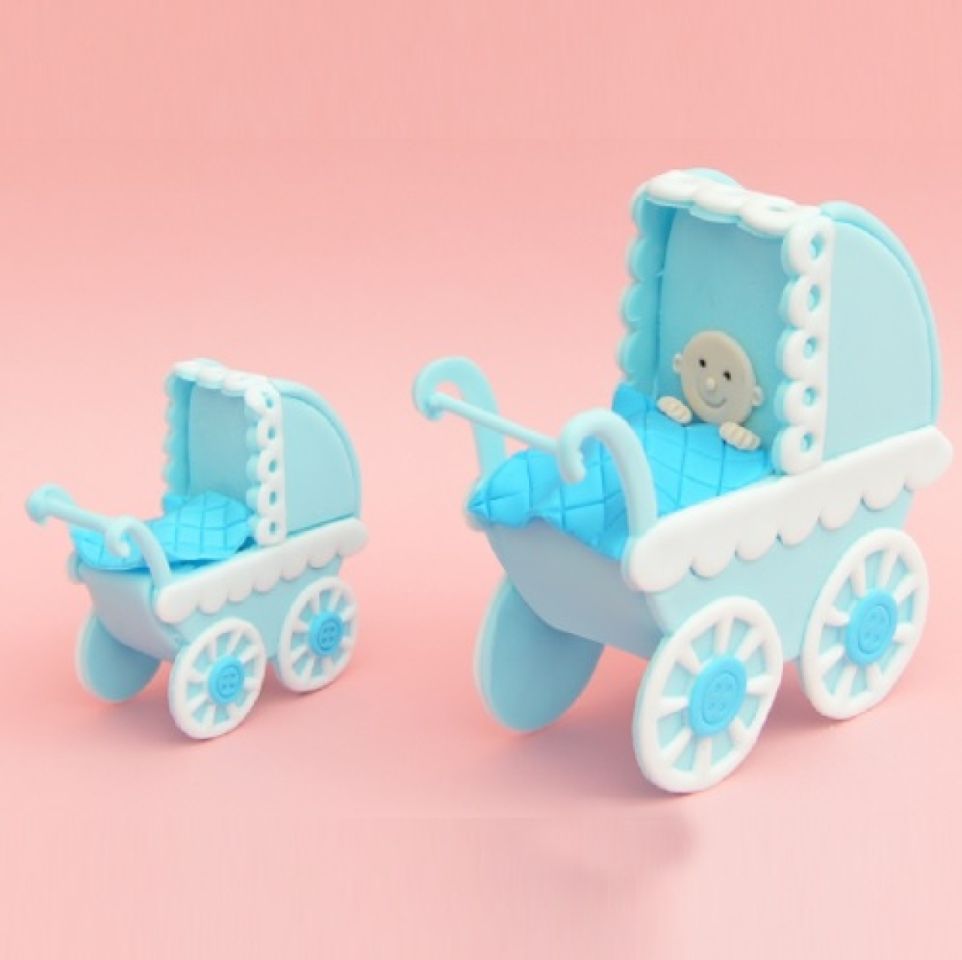 fondant cutter embosser set 3d pram