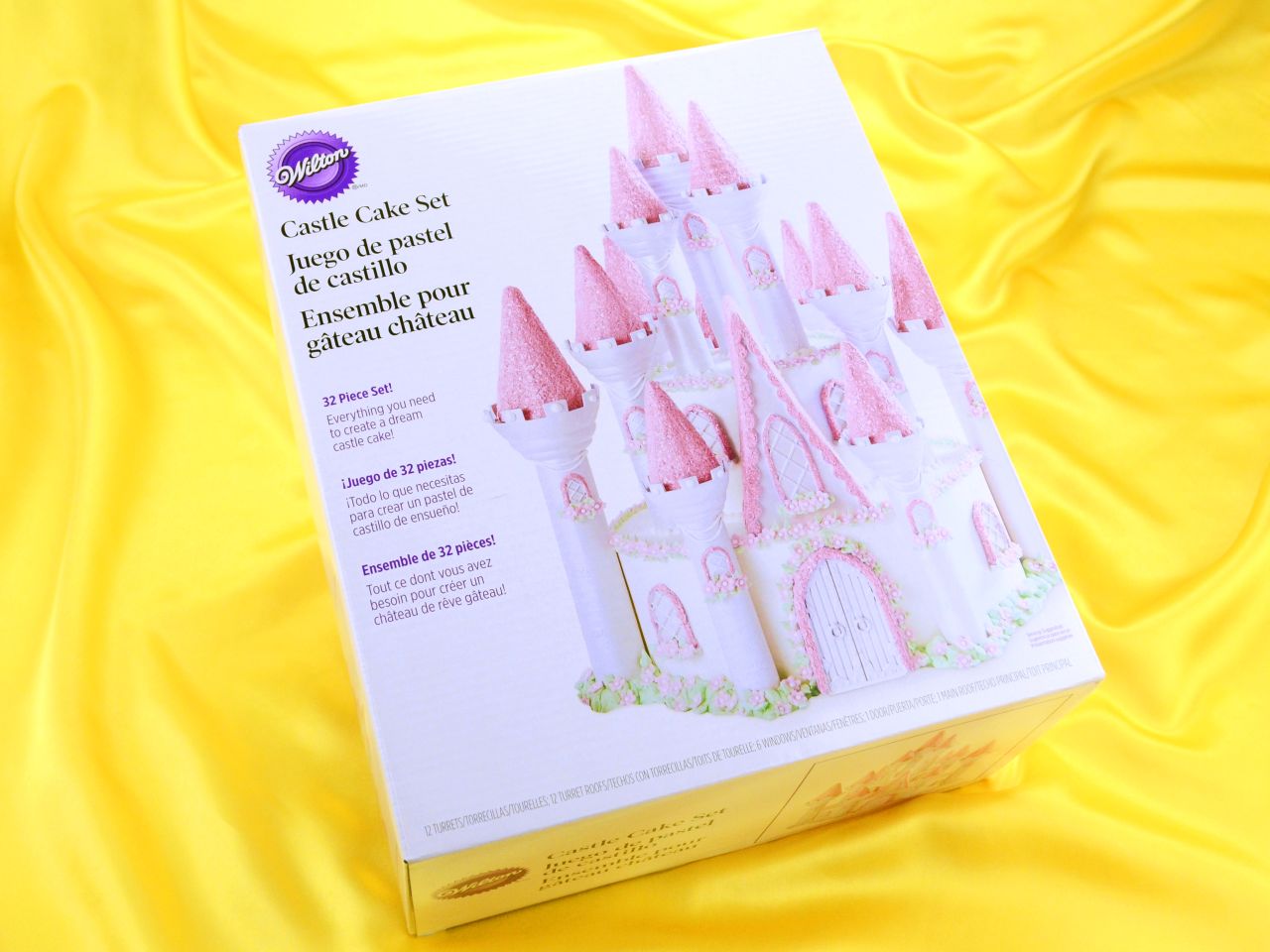 romantisches schloss kuchen set