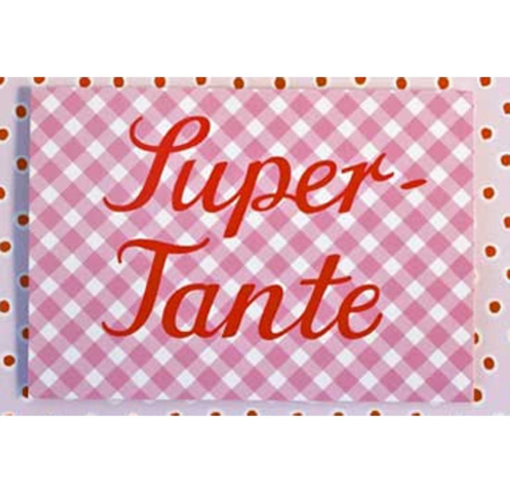 postkarte super tante