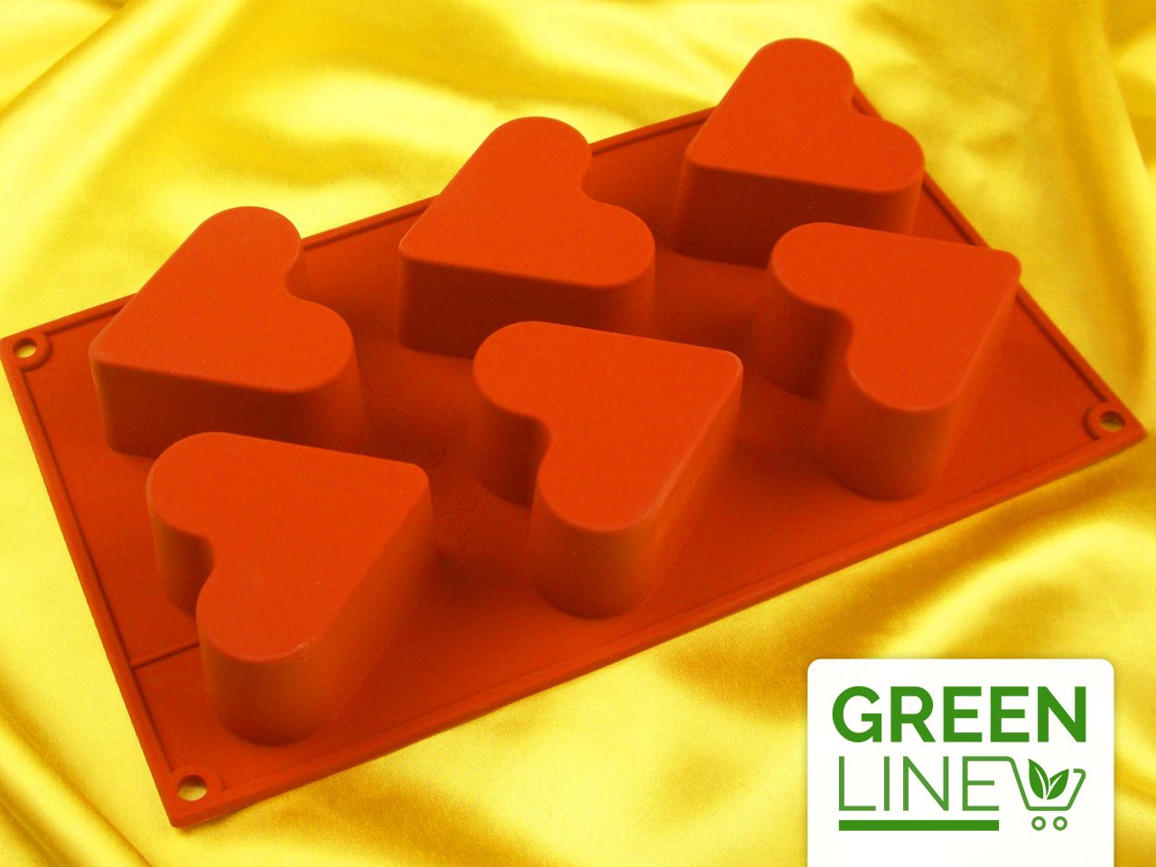 silicone mould small heart