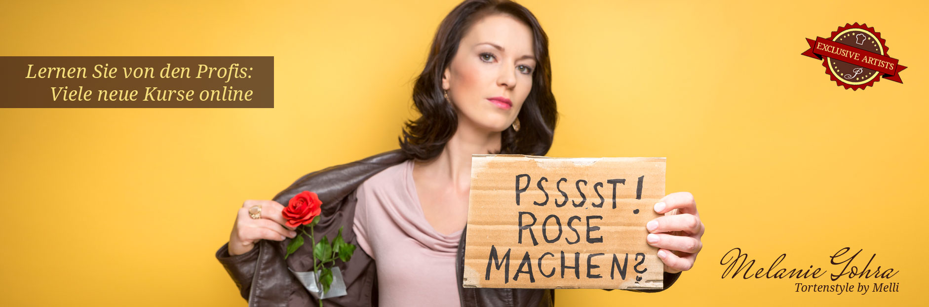 Online-Kurse für Tortendekoration und Zuckerrosen von Profis