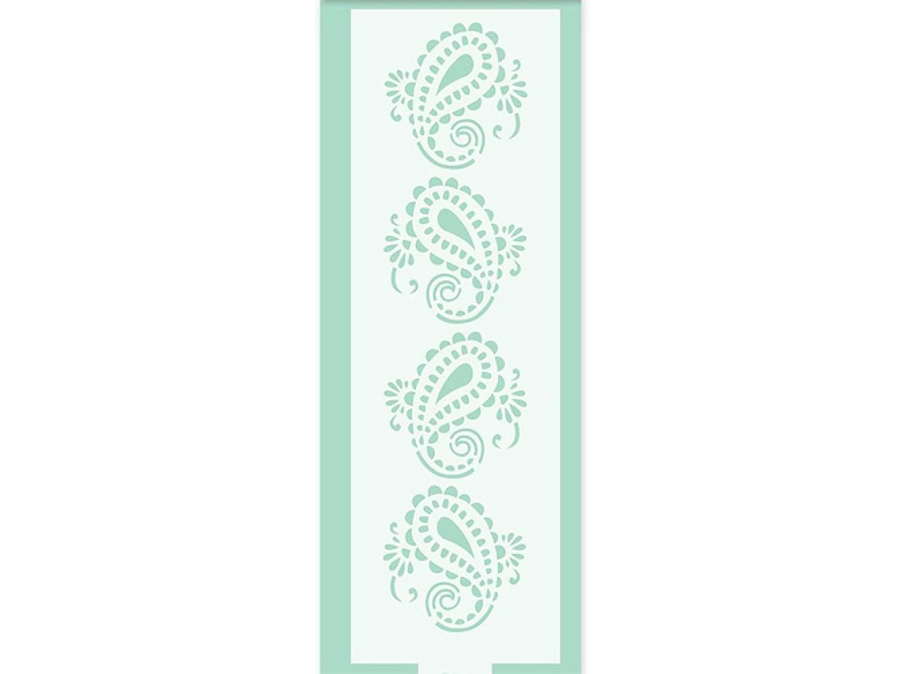 schablone paisley fuer tortendeko 22x6 cm