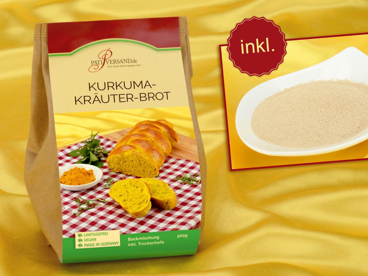 backmischung kurkumabrot 500g