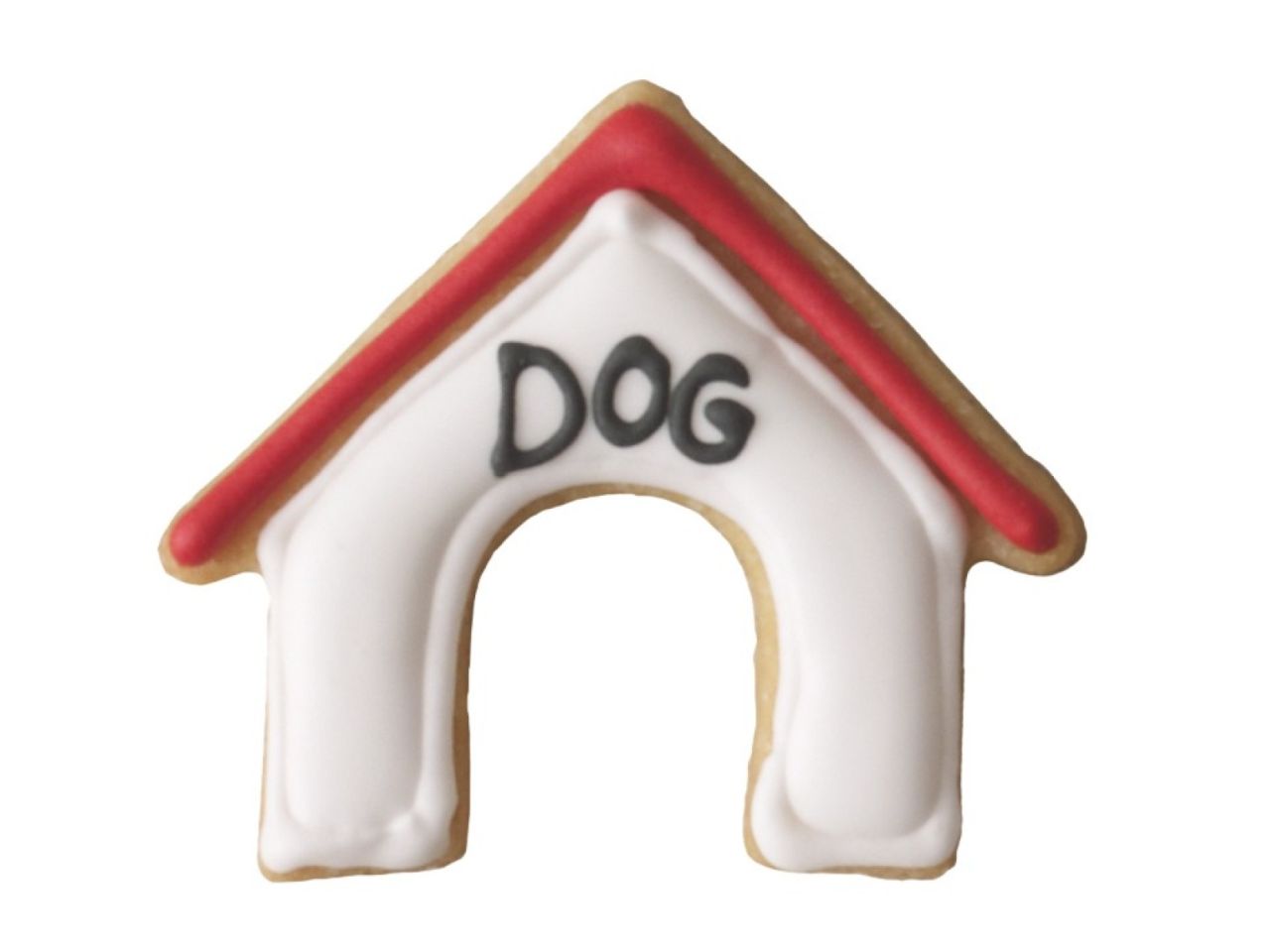 dog kennel cookie cutter 6cm