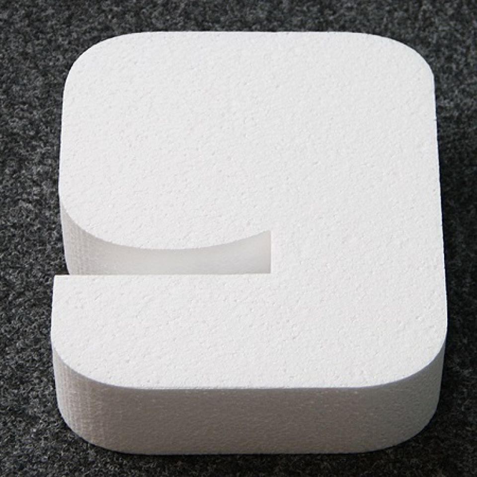 number 9 cake dummy 25 x 22 x 7 cm