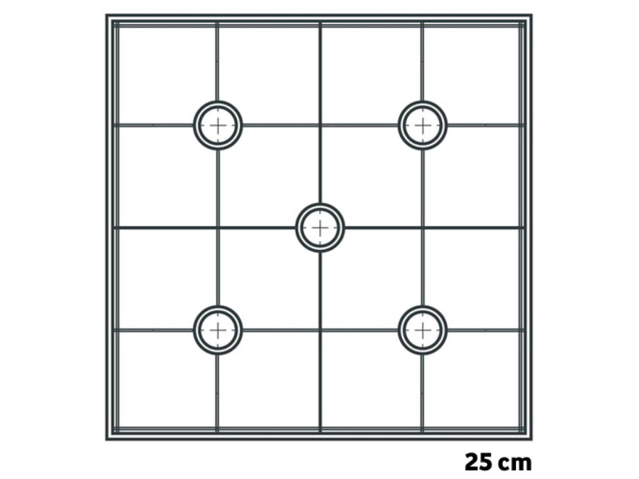 cake frame board set 25 cm square